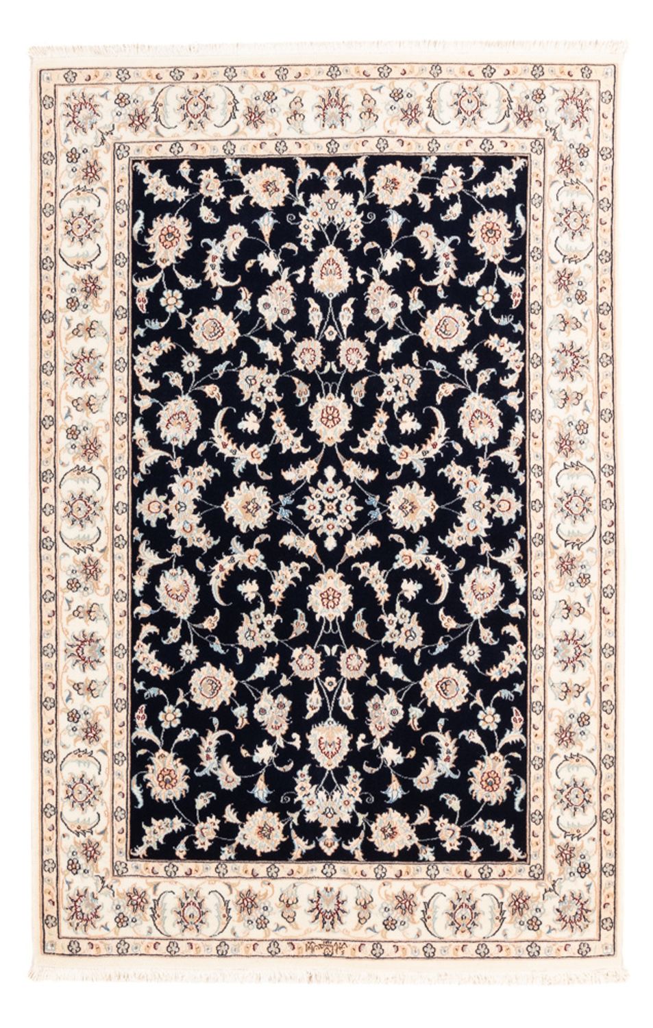 Perzisch tapijt - Nain - Premium - 174 x 120 cm - donkerblauw