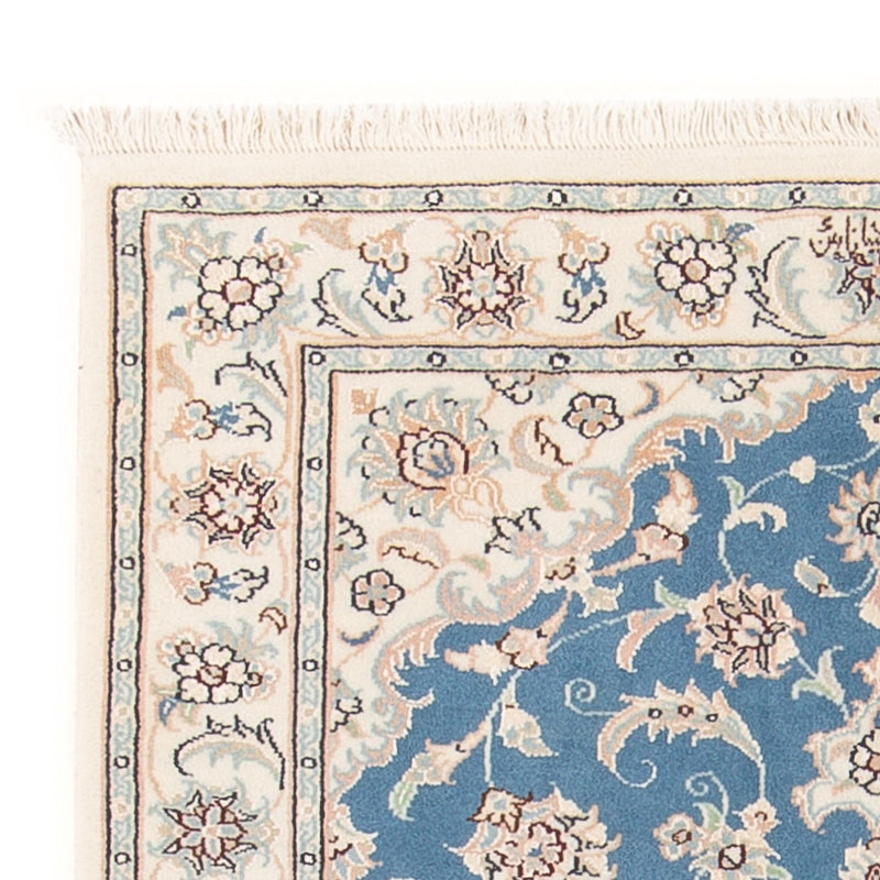 Perzisch tapijt - Nain - Premium - 116 x 81 cm - lichtblauw