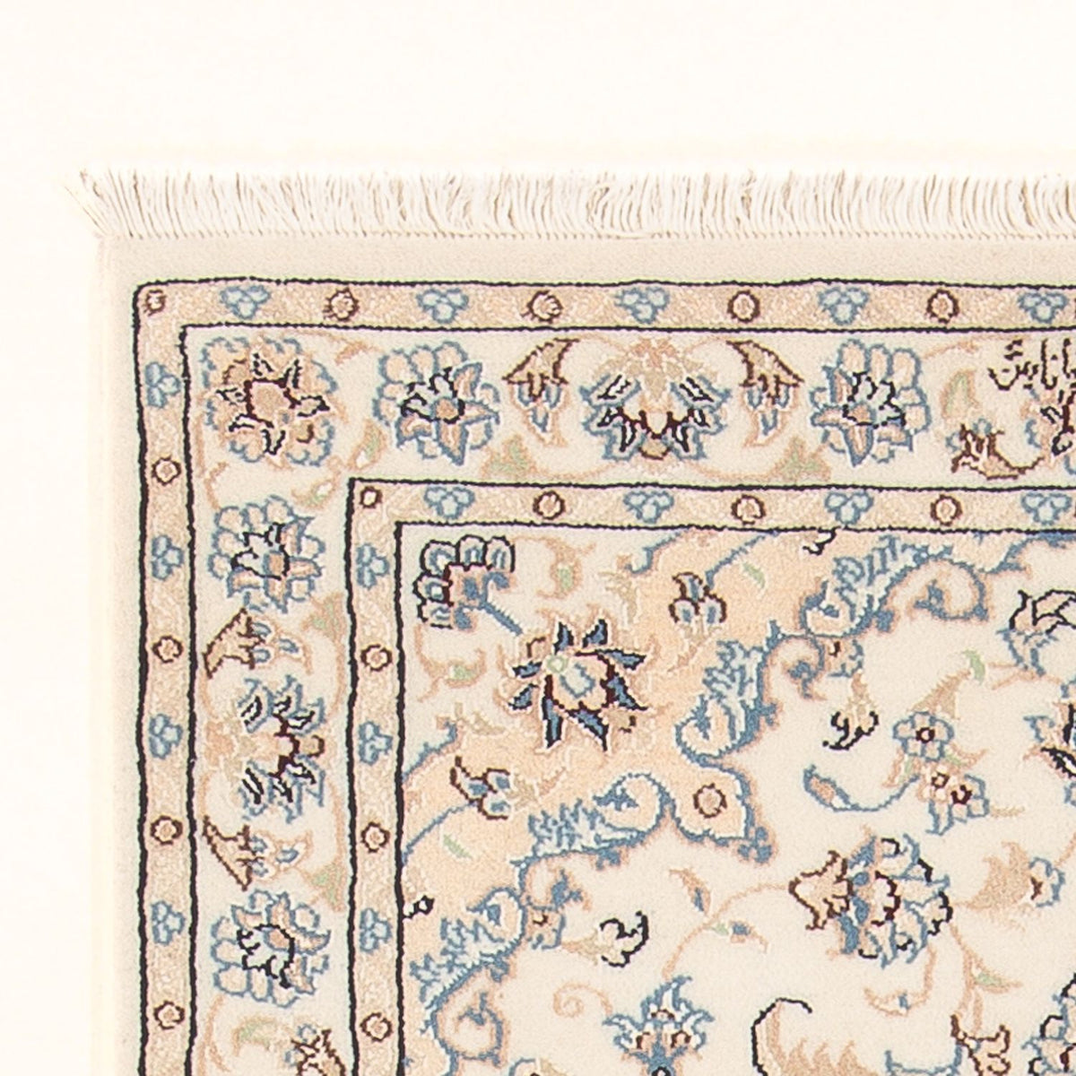 Perzisch tapijt - Nain - Premium - 140 x 76 cm - crème