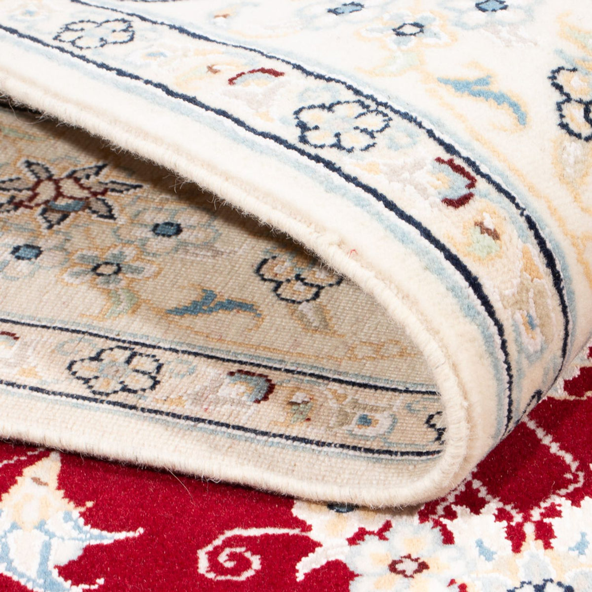 Perzisch tapijt - Nain - Koninklijk - 176 x 118 cm - rood