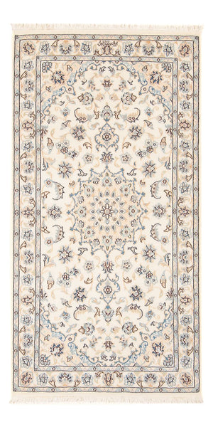 Perzisch tapijt - Nain - Premium - 140 x 74 cm - crème