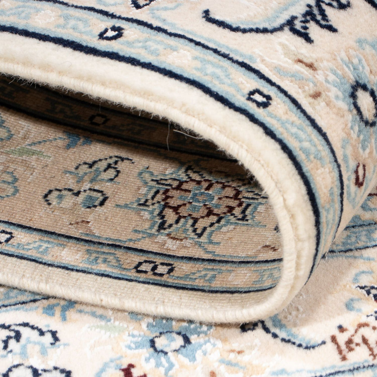 Perzisch tapijt - Nain - Premium - 122 x 80 cm - crème