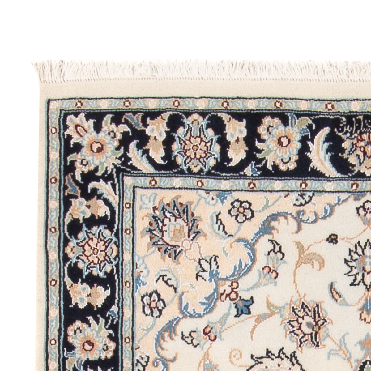 Perzisch tapijt - Nain - Premium - 120 x 82 cm - crème