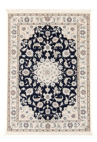 Perzisch tapijt - Nain - Premium - 118 x 80 cm - donkerblauw