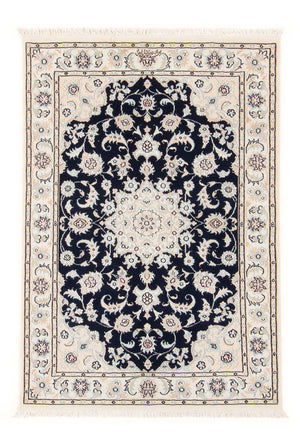 Perzisch tapijt - Nain - Premium - 118 x 80 cm - donkerblauw