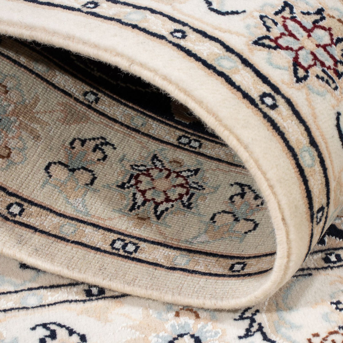 Perzisch tapijt - Nain - Premium - 118 x 80 cm - donkerblauw