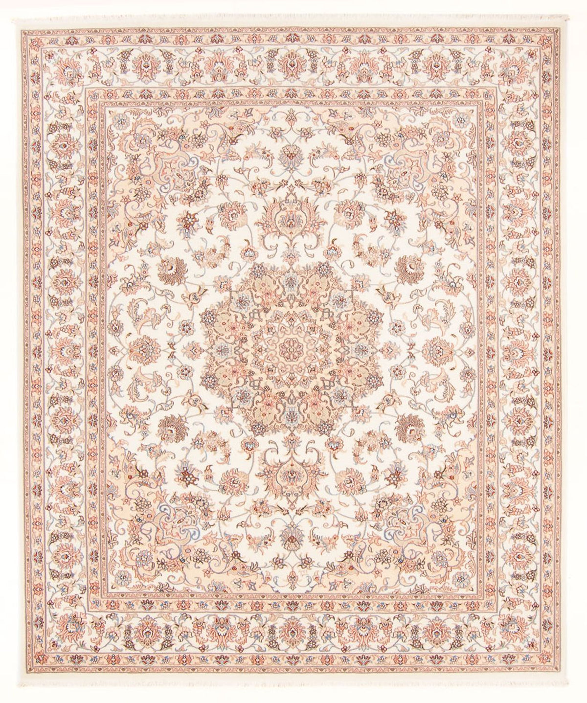 Perzisch tapijt - Tabriz - Royal - 247 x 200 cm - crème