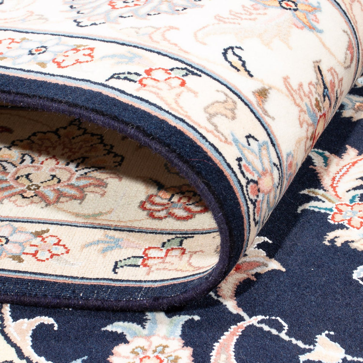 Perzisch tapijt - Tabriz - Royal - 245 x 167 cm - donkerblauw