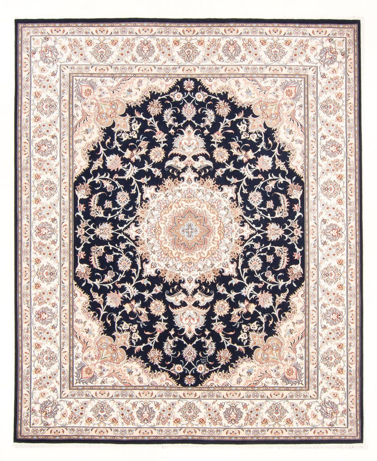 Perzisch tapijt - Tabriz - Royal - 250 x 200 cm - donkerblauw