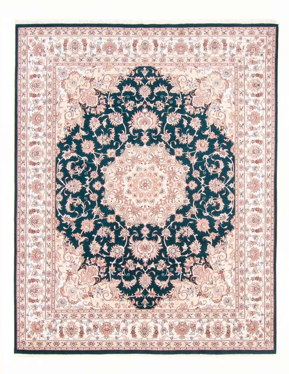 Perzisch tapijt - Tabriz - Royal - 251 x 195 cm - groen