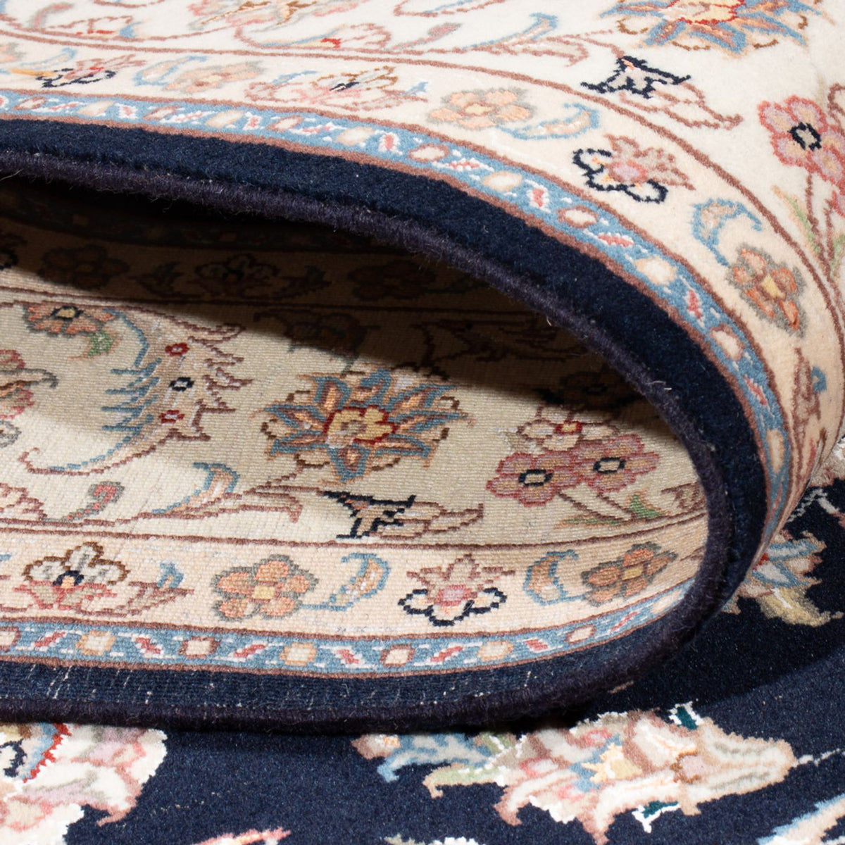 Perzisch tapijt - Tabriz - Royal - 196 x 150 cm - donkerblauw