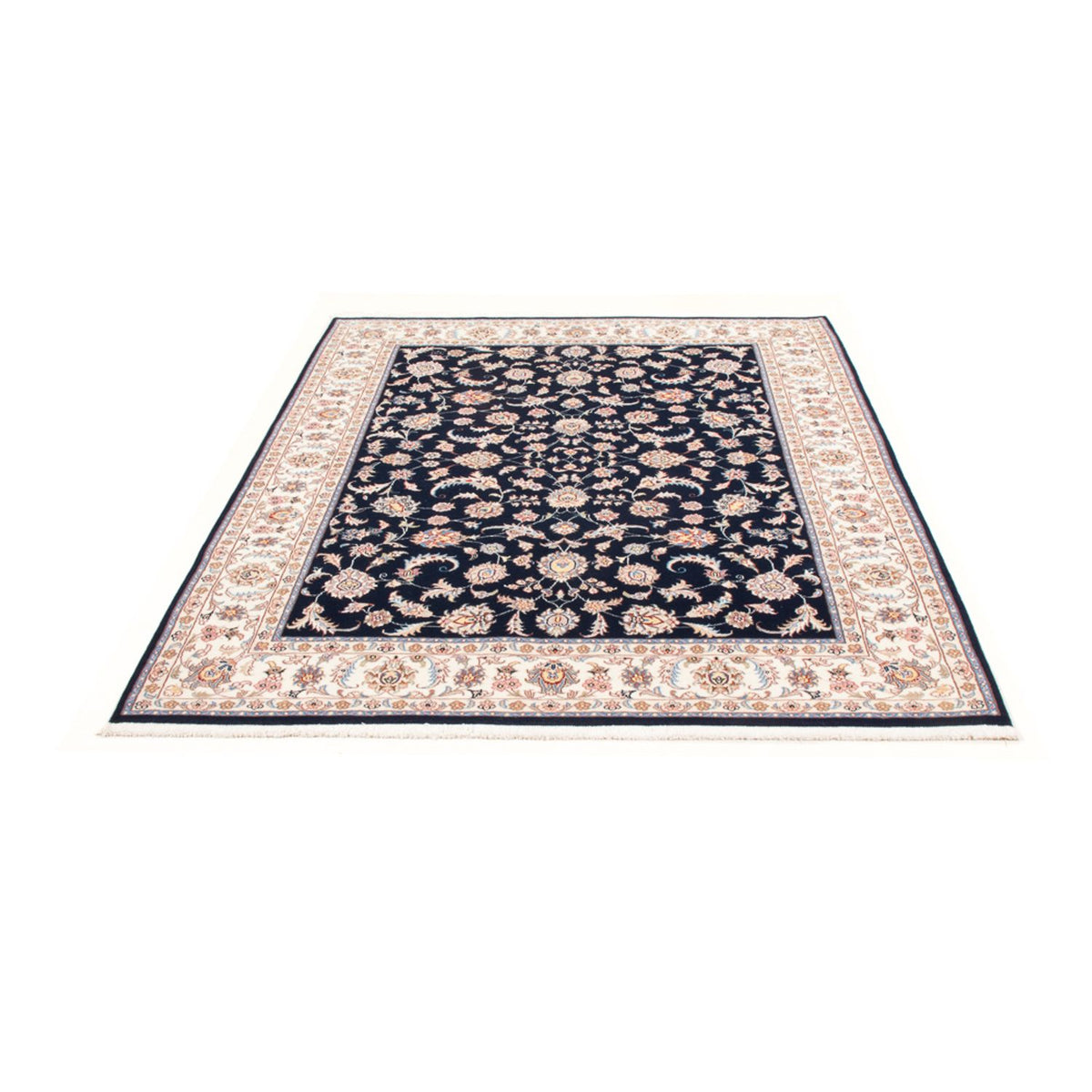 Perzisch tapijt - Tabriz - Royal - 196 x 150 cm - donkerblauw
