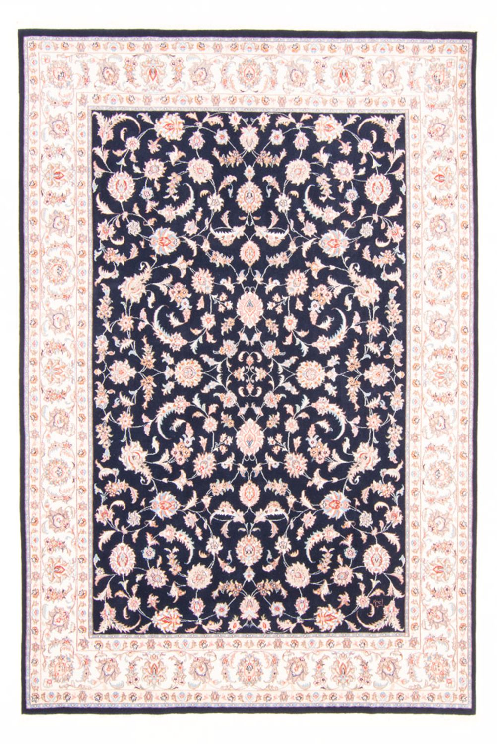 Perzisch tapijt - Tabriz - Royal - 243 x 172 cm - donkerblauw