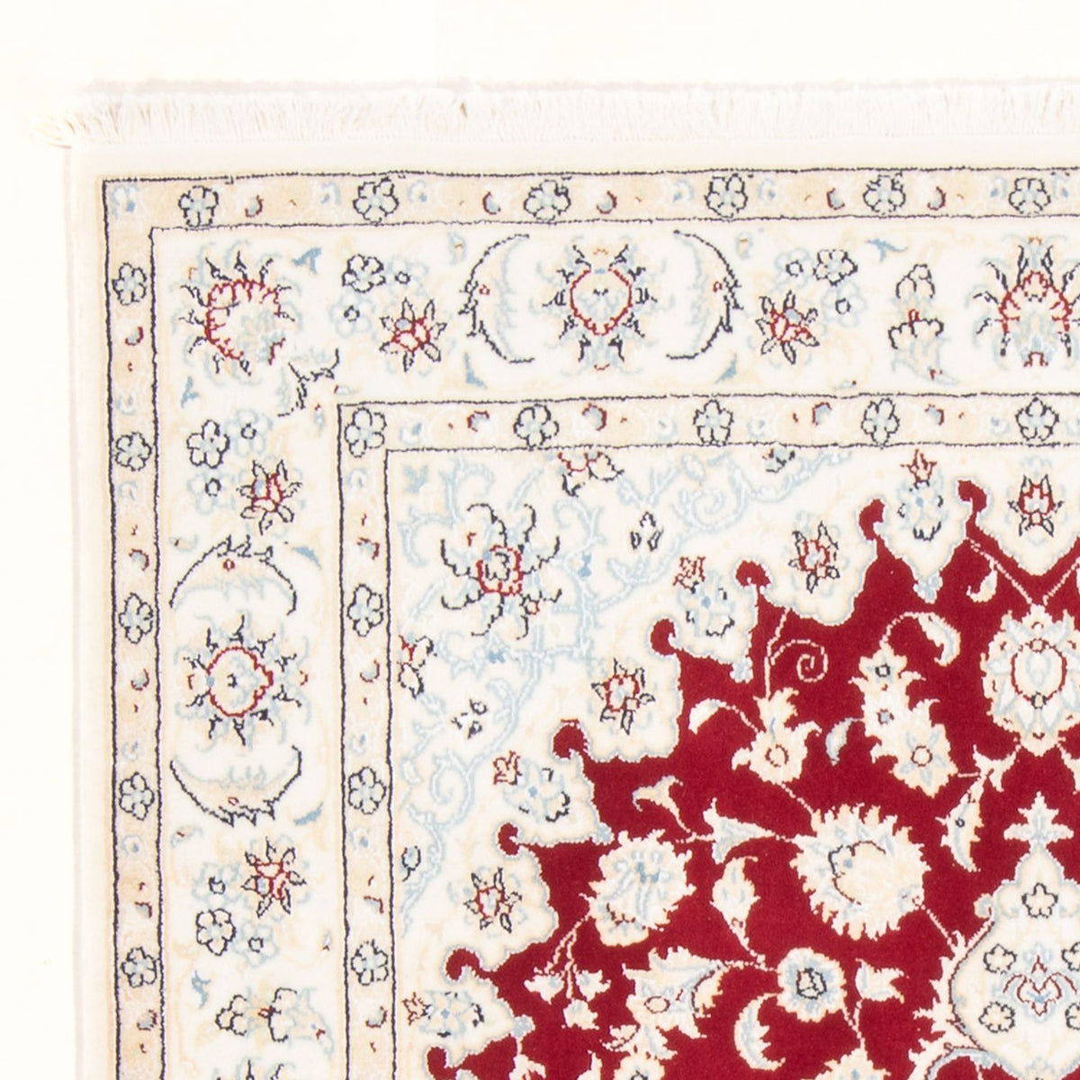 Perzisch tapijt - Nain - Koninklijk - 175 x 117 cm - rood