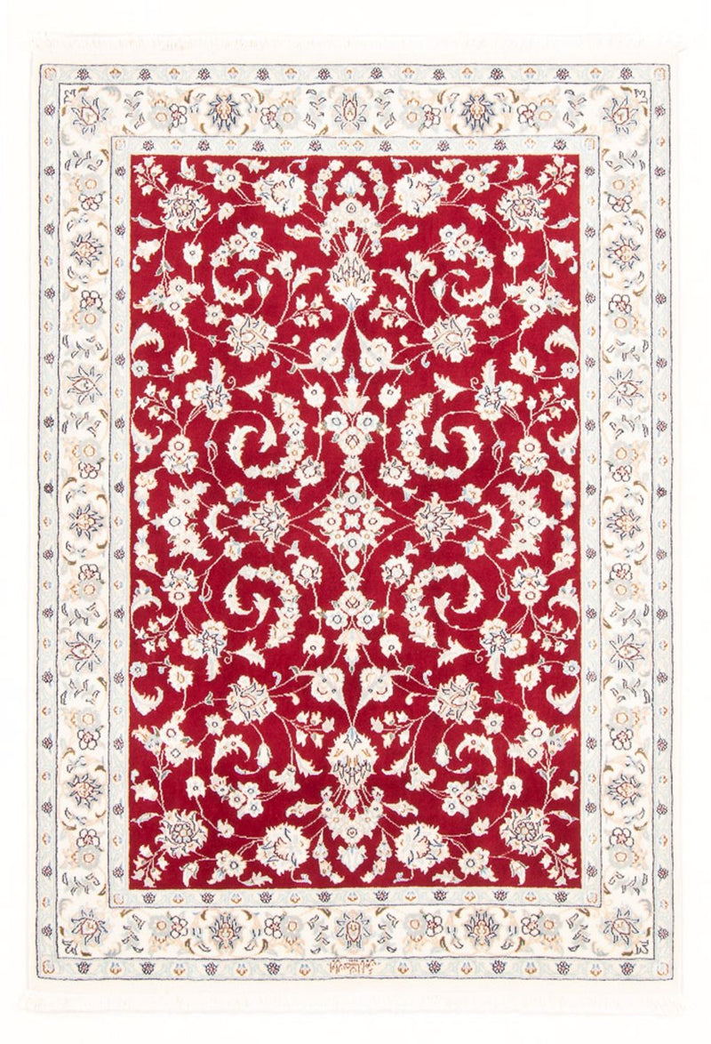Perzisch tapijt - Nain - Koninklijk - 157 x 108 cm - rood