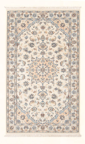 Perzisch tapijt - Nain - Premium - 134 x 75 cm - crème