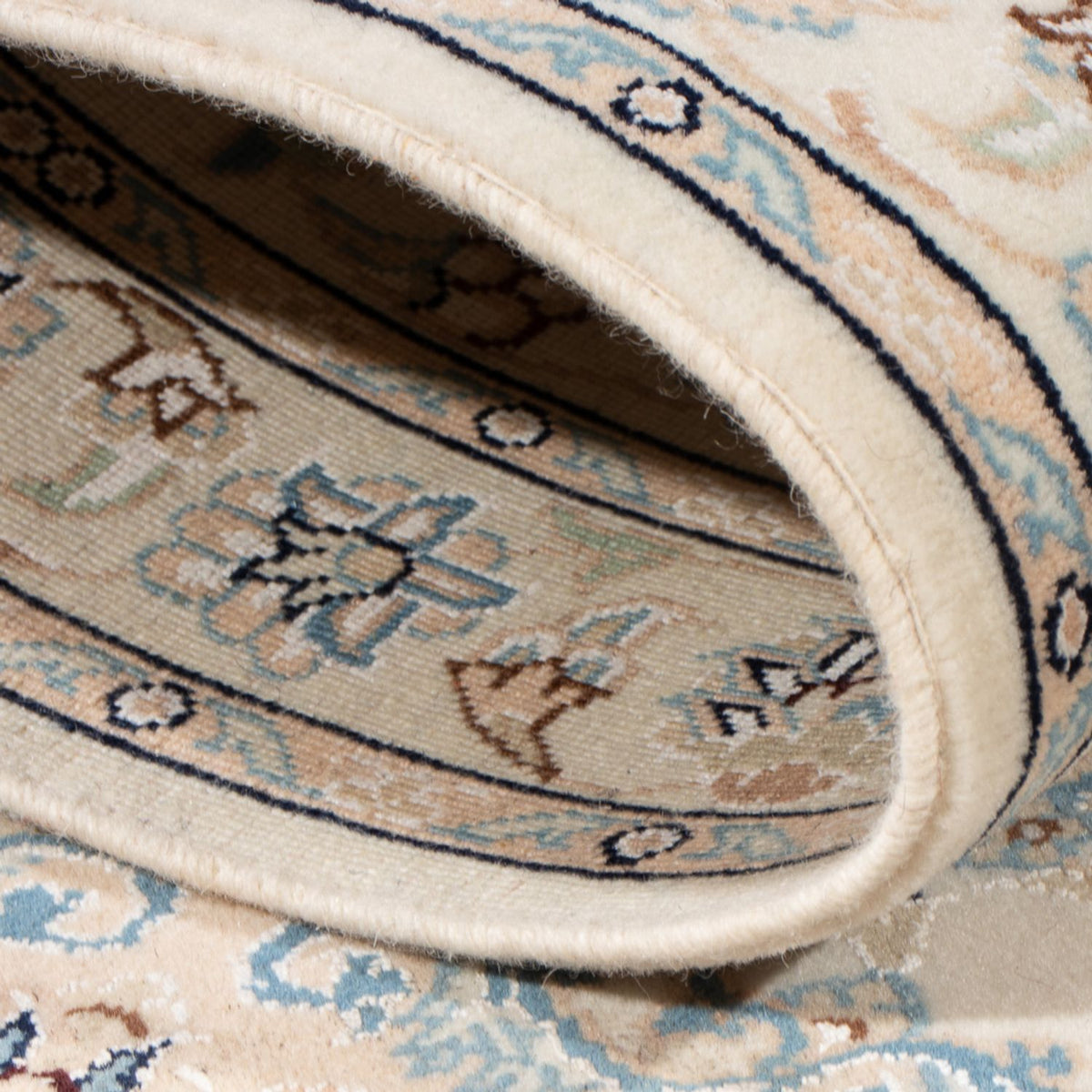 Perzisch tapijt - Nain - Premium - 134 x 75 cm - crème