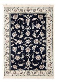 Perzisch tapijt - Nain - Premium - 116 x 80 cm - donkerblauw