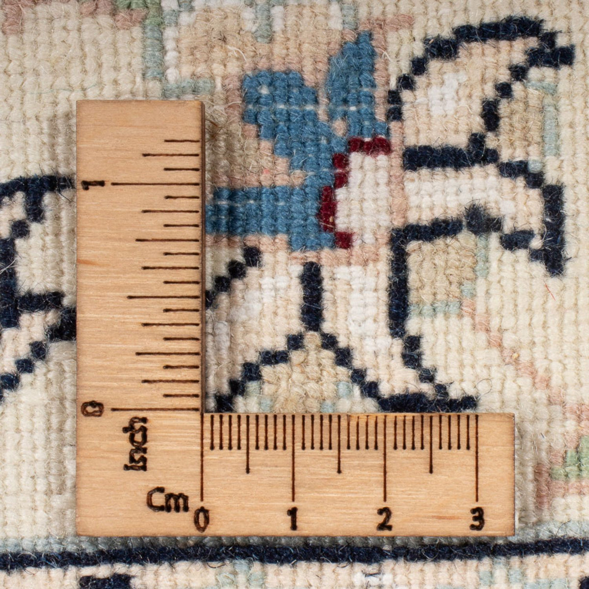 Perzisch tapijt - Nain - Premium - 116 x 80 cm - donkerblauw