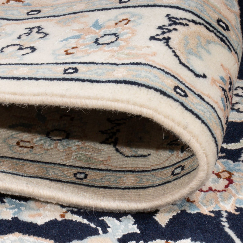 Perzisch tapijt - Nain - Premium - 120 x 80 cm - donkerblauw