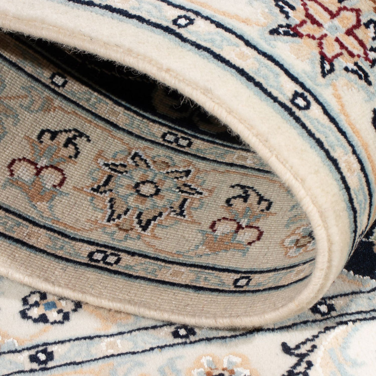 Perzisch tapijt - Nain - Premium - 120 x 80 cm - donkerblauw