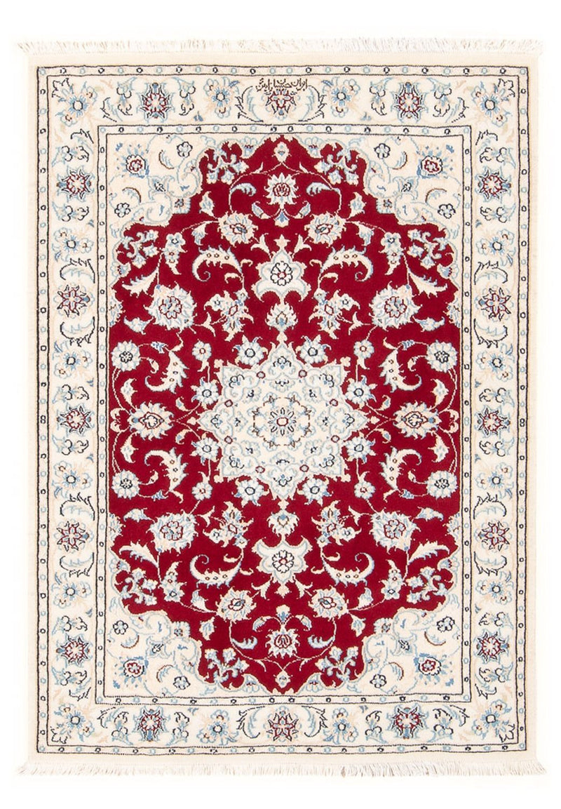 Perzisch tapijt - Nain - Premium - 119 x 80 cm - rood