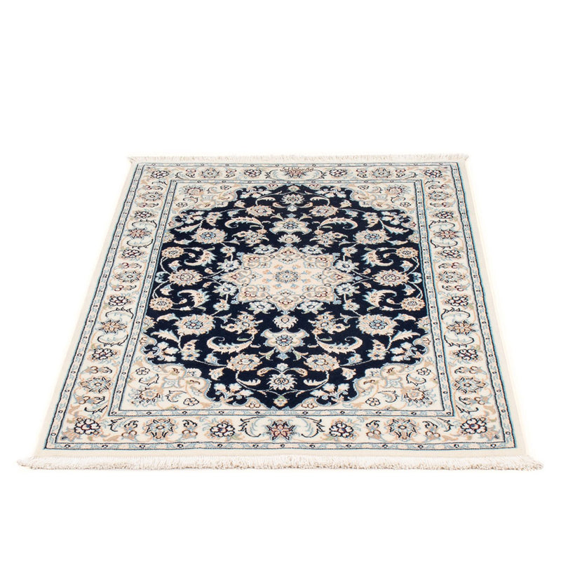 Perzisch tapijt - Nain - Premium - 117 x 78 cm - donkerblauw