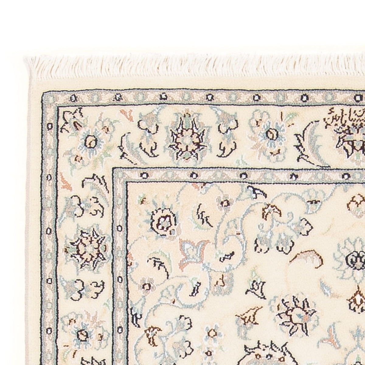 Perzisch tapijt - Nain - Premium - 123 x 82 cm - crème