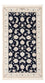 Perzisch tapijt - Nain - Premium - 138 x 75 cm - donkerblauw