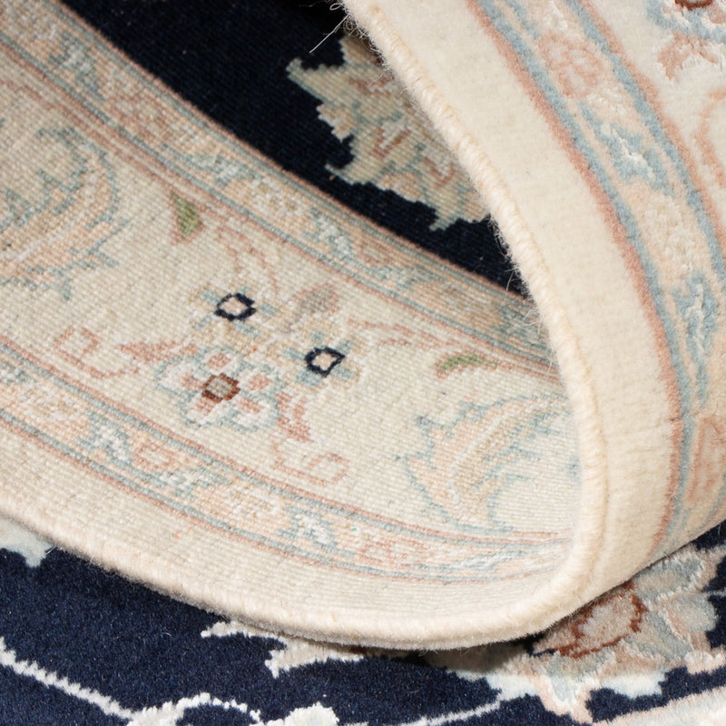 Perzisch tapijt - Nain - Premium - 138 x 75 cm - donkerblauw