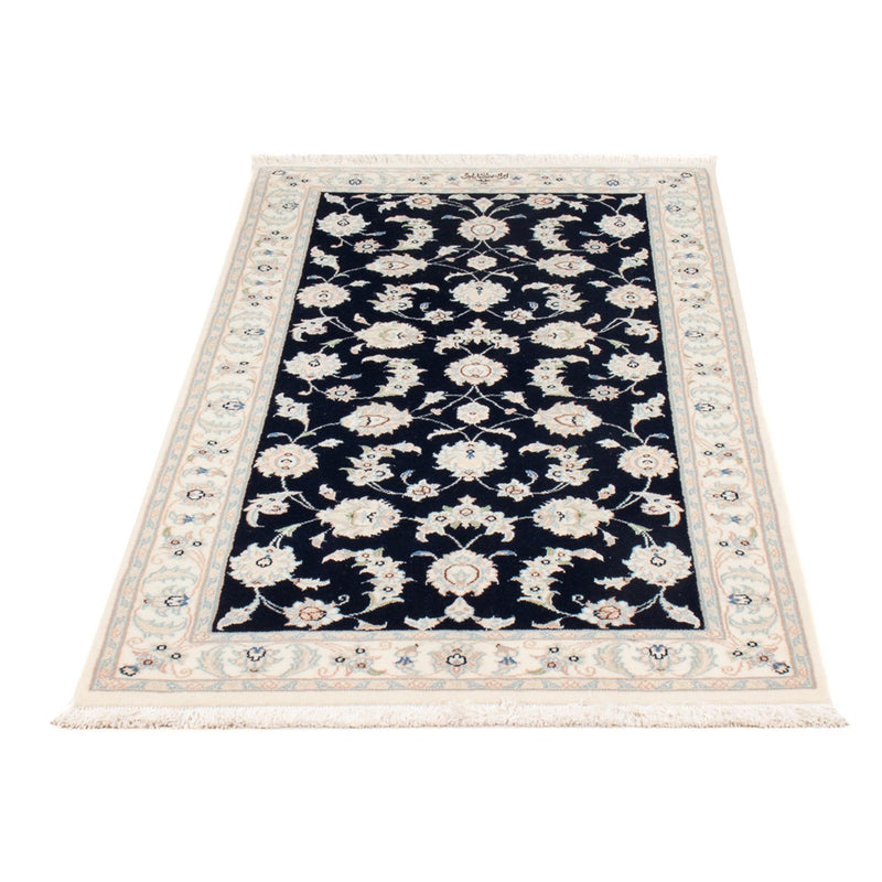 Perzisch tapijt - Nain - Premium - 138 x 75 cm - donkerblauw
