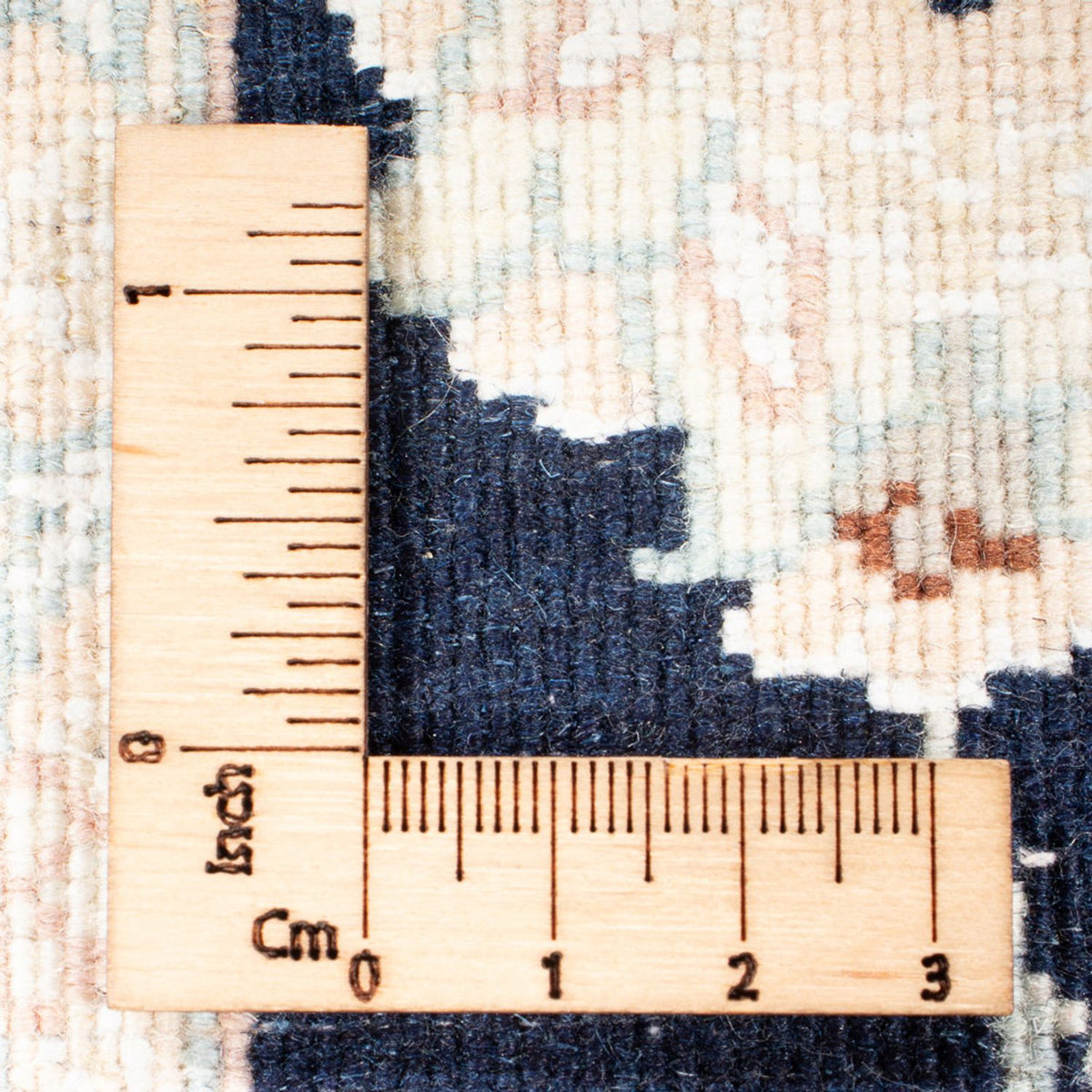 Perzisch tapijt - Nain - Premium - 138 x 75 cm - donkerblauw