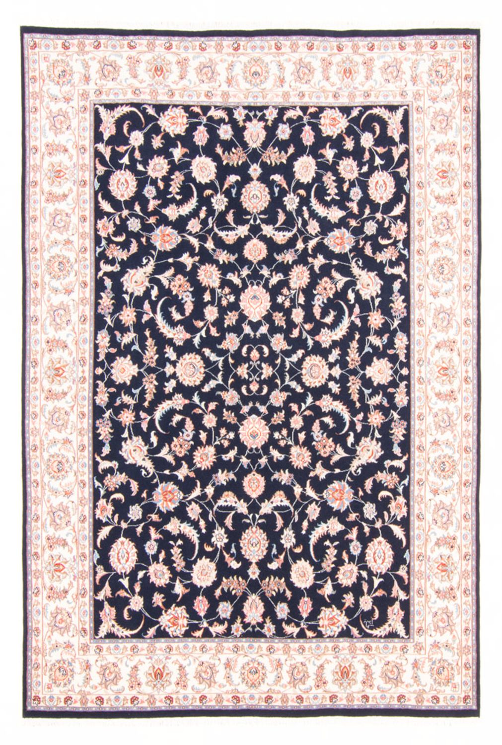 Perzisch tapijt - Tabriz - Royal - 237 x 167 cm - donkerblauw
