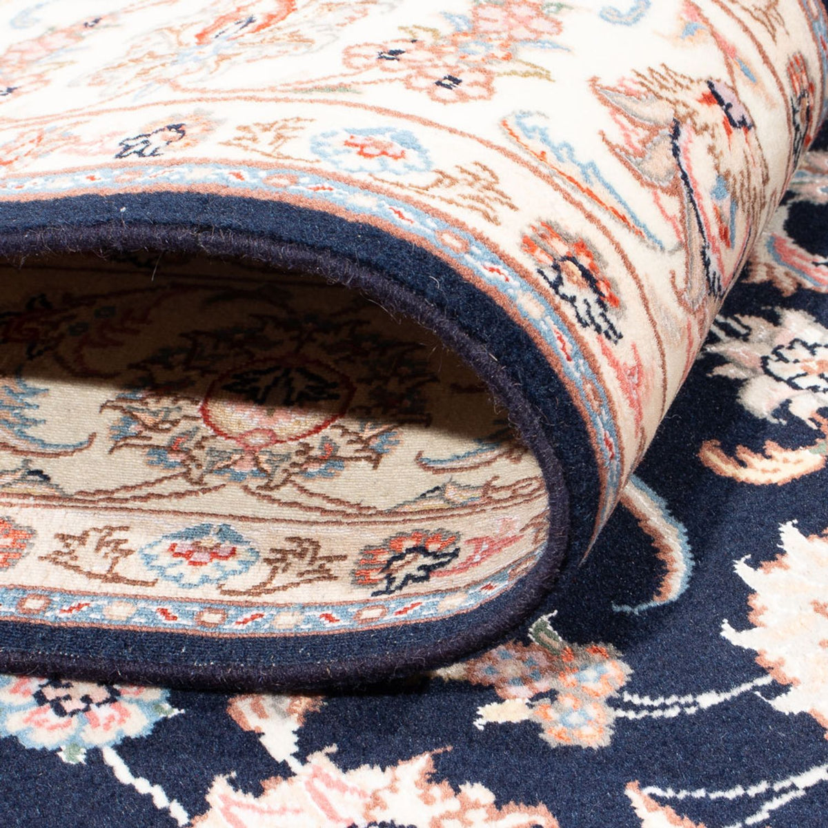 Perzisch tapijt - Tabriz - Royal - 237 x 167 cm - donkerblauw