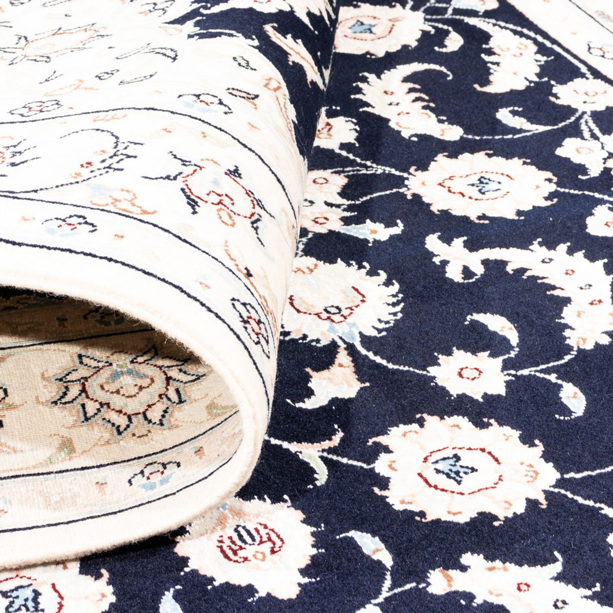 Perzisch tapijt - Nain - Premium - 175 x 117 cm - donkerblauw