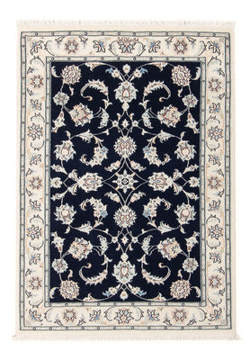 Perzisch tapijt - Nain - Premium - 124 x 82 cm - donkerblauw