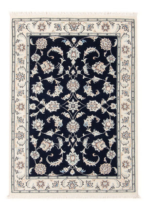 Perzisch tapijt - Nain - Premium - 124 x 82 cm - donkerblauw