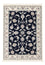 Perzisch tapijt - Nain - Premium - 124 x 82 cm - donkerblauw