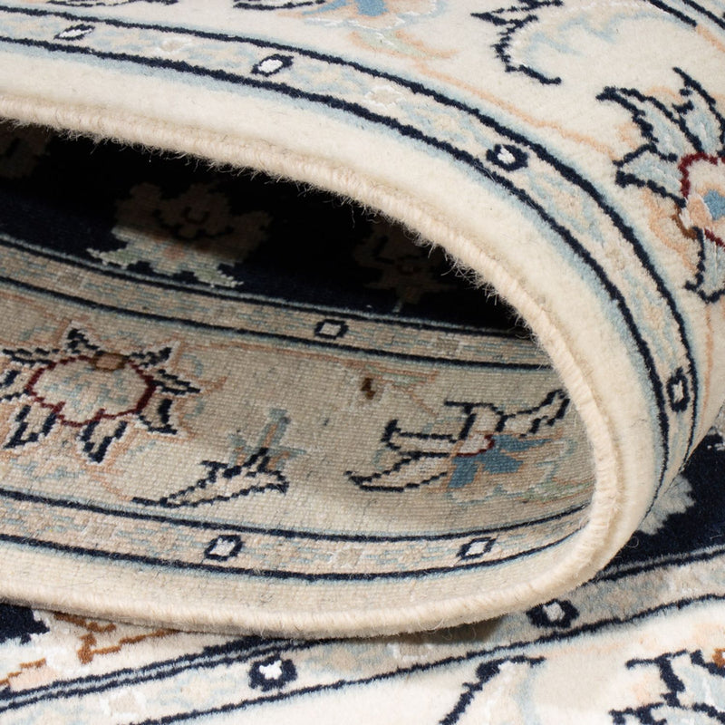 Perzisch tapijt - Nain - Premium - 124 x 82 cm - donkerblauw