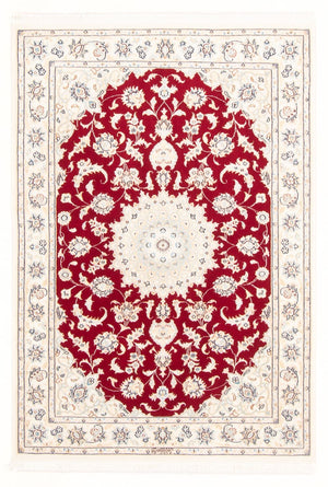 Perzisch tapijt - Nain - Koninklijk - 156 x 107 cm - rood