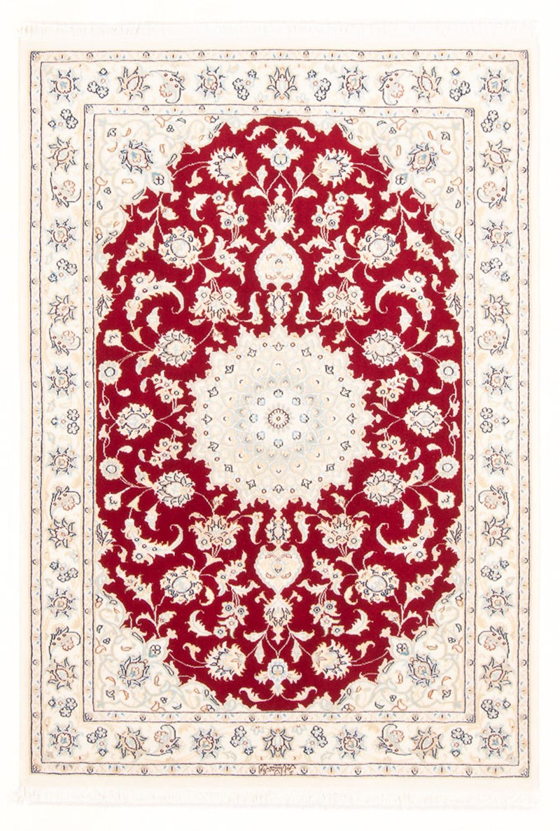 Perzisch tapijt - Nain - Koninklijk - 156 x 107 cm - rood