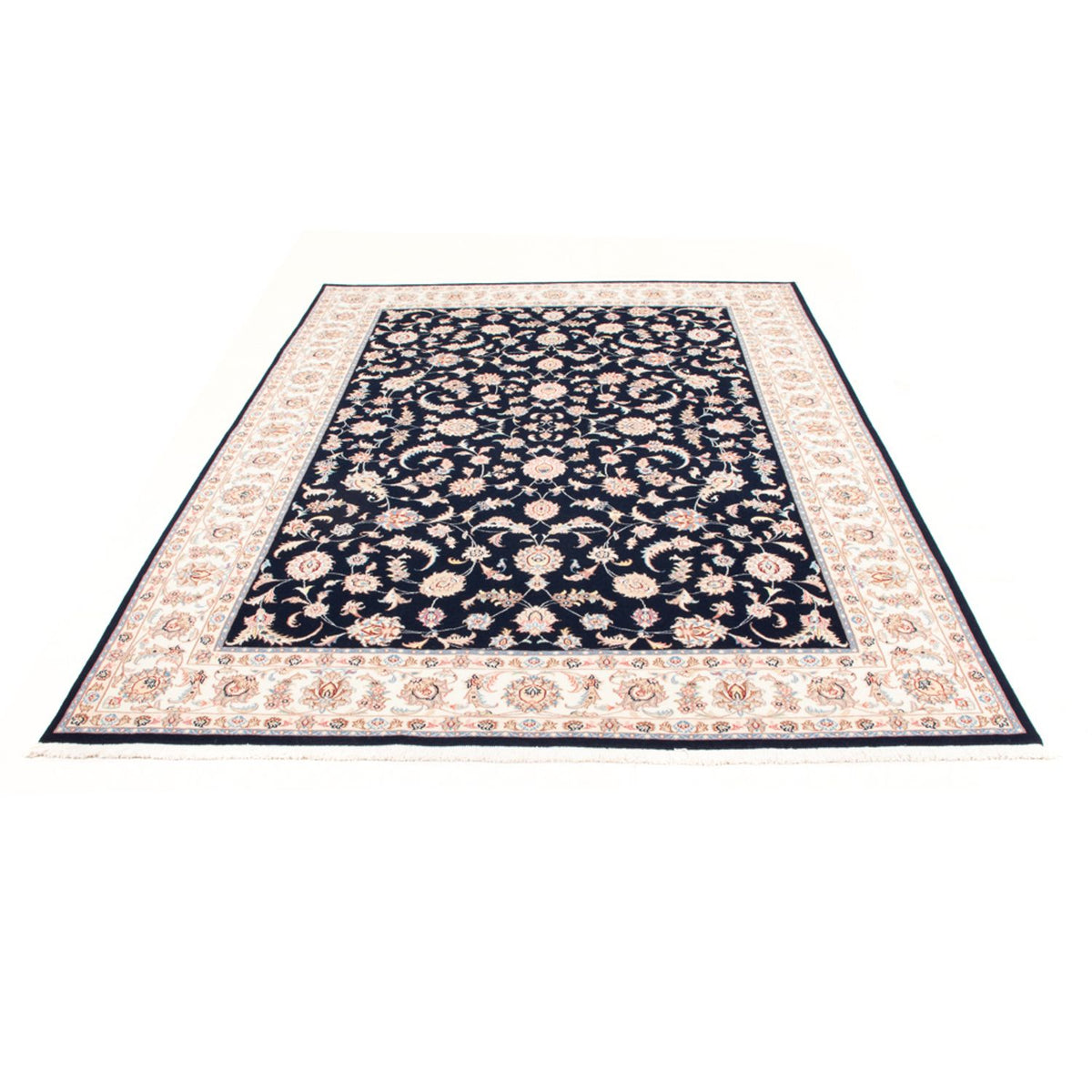 Perzisch tapijt - Tabriz - Royal - 230 x 169 cm - donkerblauw