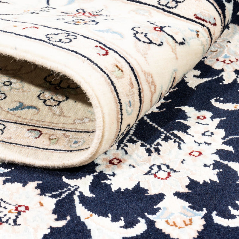 Perzisch tapijt - Nain - Premium - 182 x 121 cm - donkerblauw