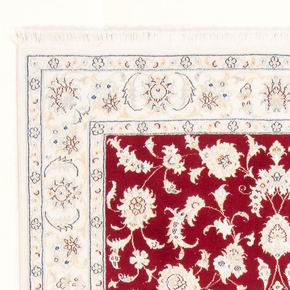 Perzisch tapijt - Nain - Koninklijk - 174 x 119 cm - rood