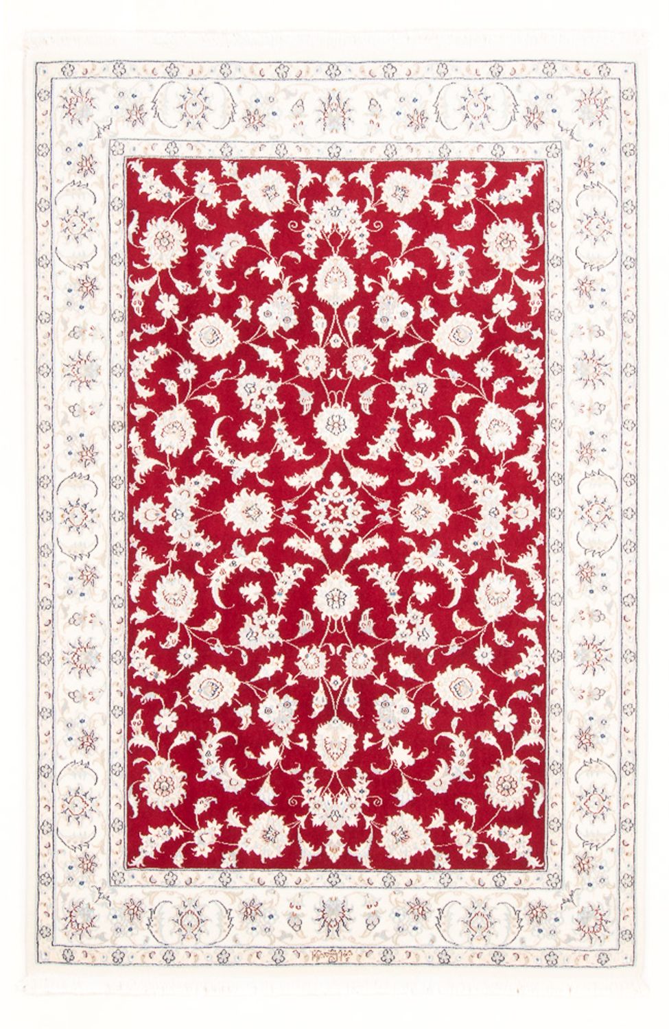 Perzisch tapijt - Nain - Koninklijk - 177 x 120 cm - rood