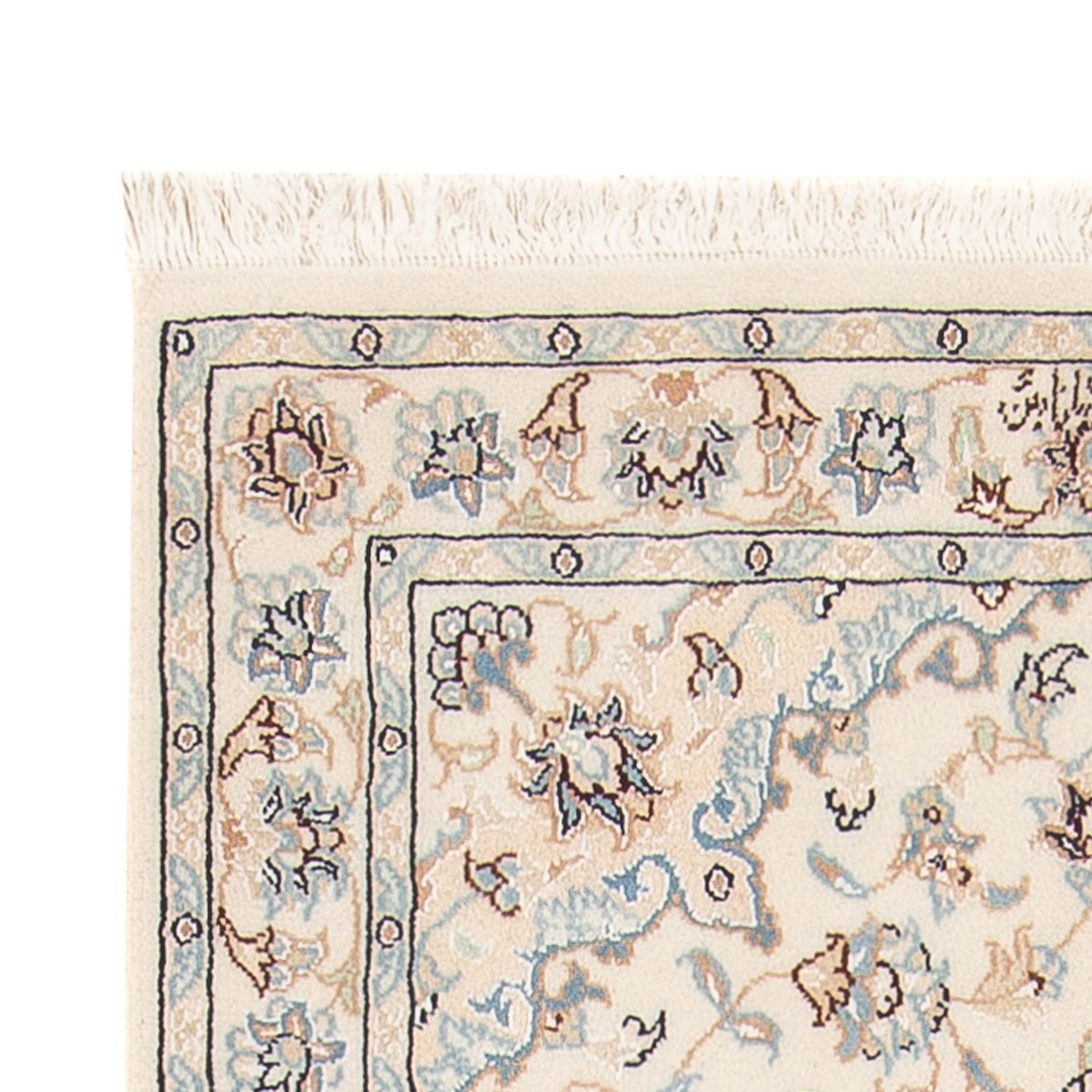 Perzisch tapijt - Nain - Premium - 135 x 74 cm - crème