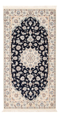 Perzisch tapijt - Nain - Premium - 137 x 73 cm - donkerblauw