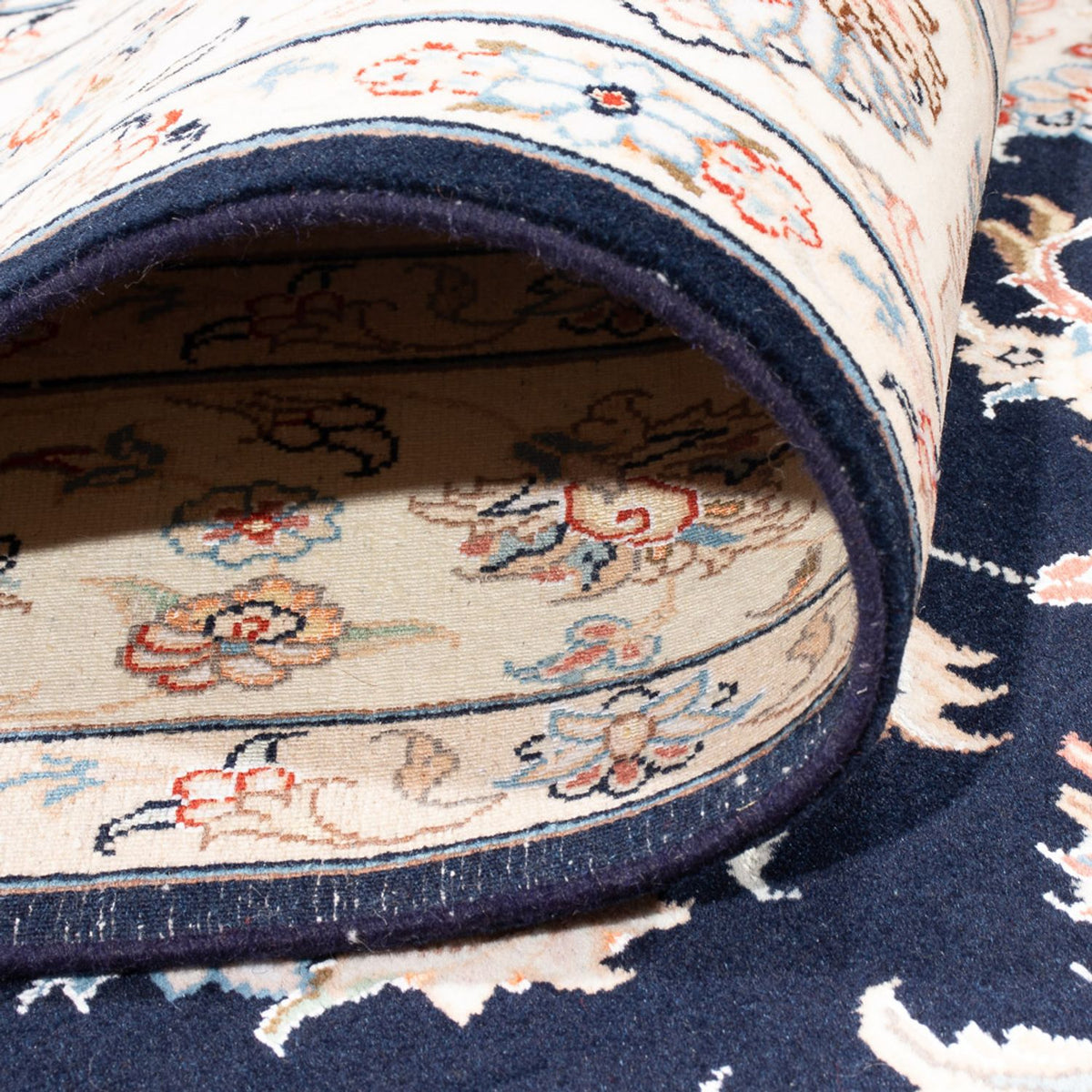 Perzisch tapijt - Tabriz - Royal - 237 x 167 cm - donkerblauw