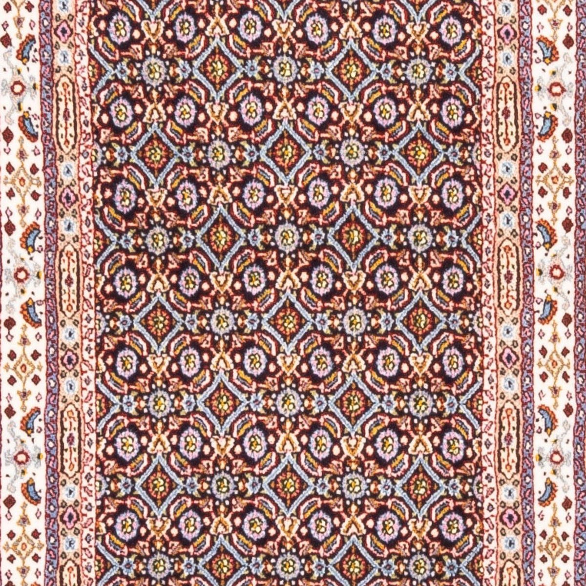 Loper Perzisch tapijt - Klassiek - 243 x 76 cm - donkerblauw