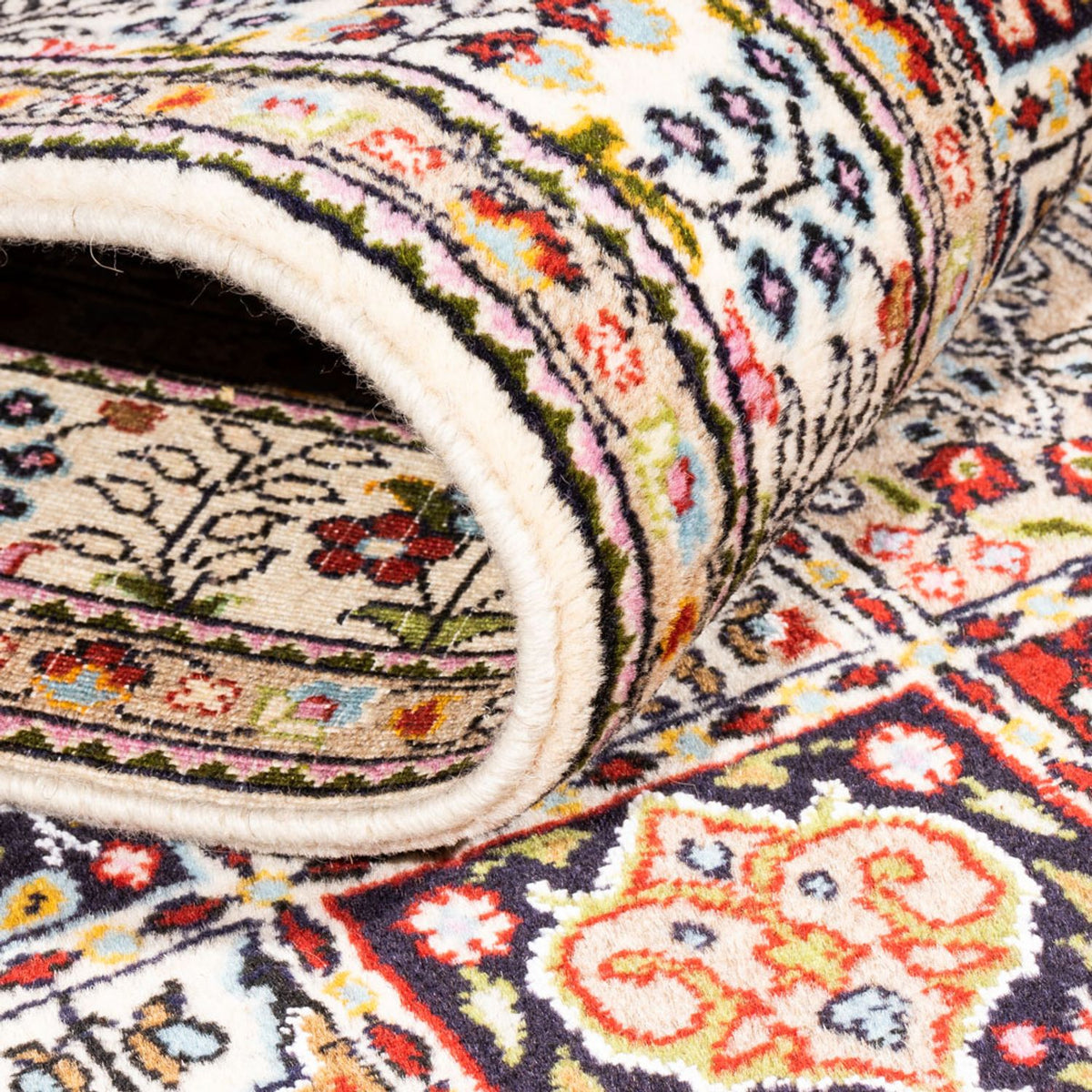 Loper Perzisch tapijt - Klassiek - 300 x 78 cm - veelkleurig